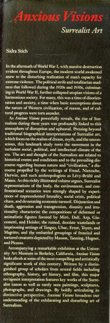 Stich, Sidra - Anxious Visions. Surrealist Art