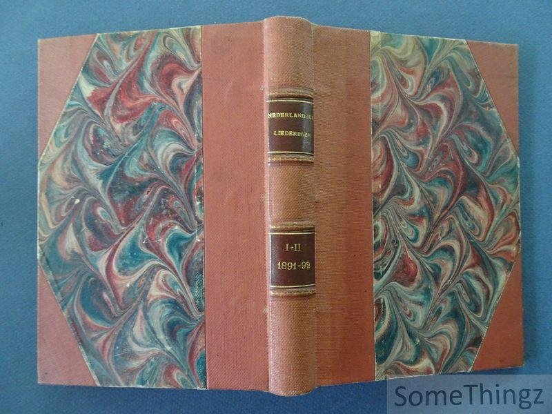N/A. - Nederlandsch liederboek uitgegeven door het Willems-Fonds. 1e deel: Vaderlandsche en plaatselijke liederen. 2e deel: Balladen en verhalende liederen, enz.