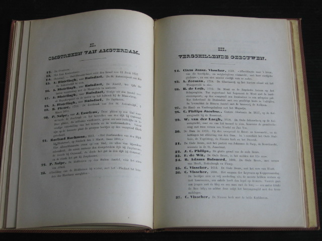  - Catalogus van den Atlas van Amsterdam van Louis Splitberger
