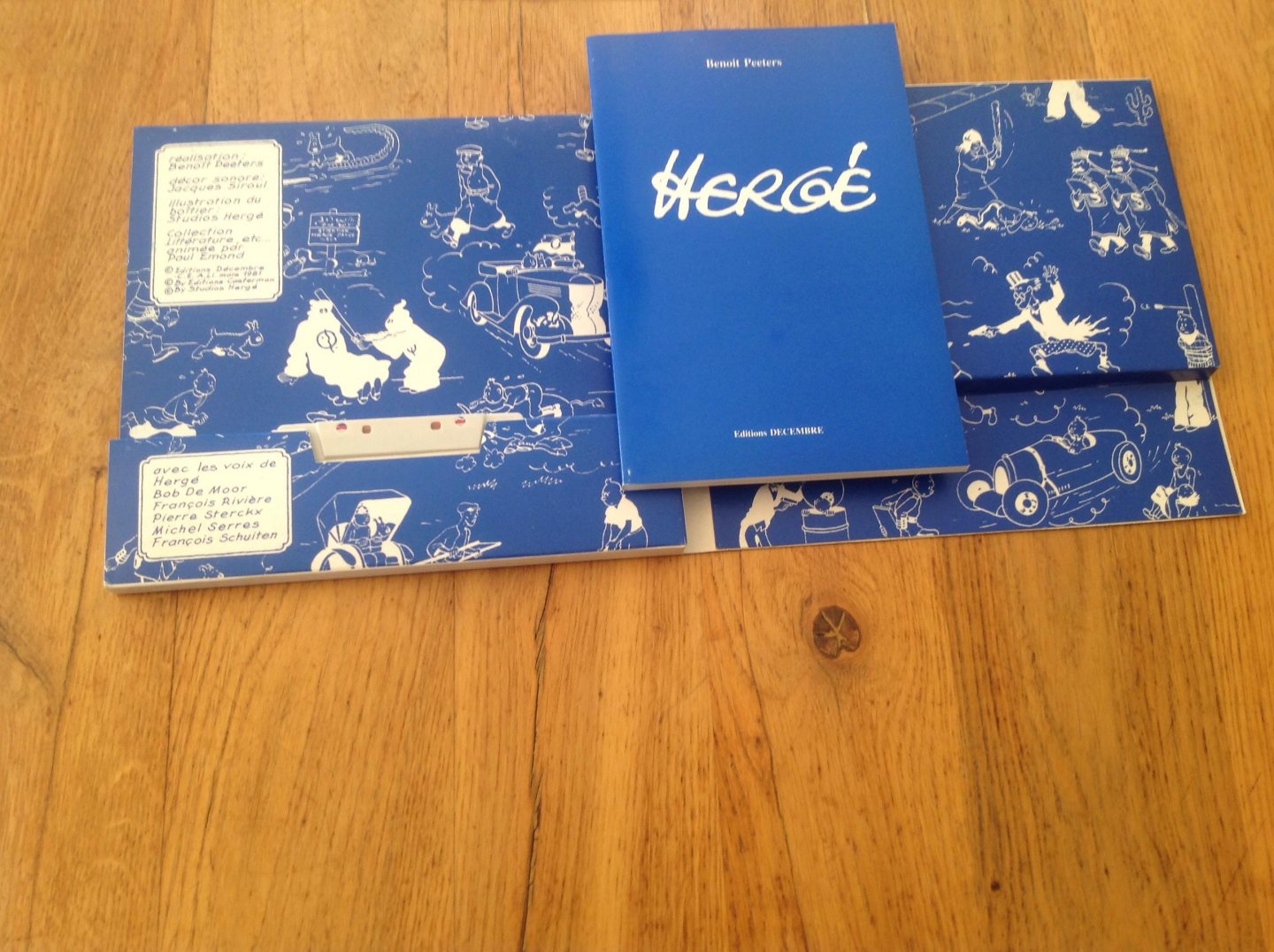 Benoît Peeters - Hergé livre-cassette