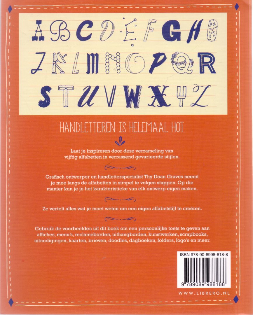 Graves, T. D. (ds1267) - Hand letteren. Tips en technieken voor handgetekende letters en alfabetten