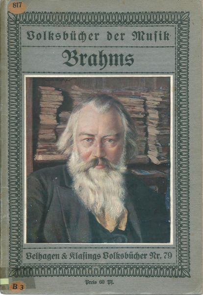 Misch, Ludwig - Johannes Brahms : mit 33 Abbildungen und einem farbigen Umschlagbild
