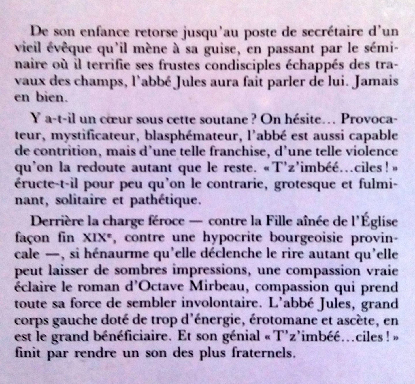 Mirbeau, Octave - L'abbé Jules (Ex.2) (FRANSTALIG)