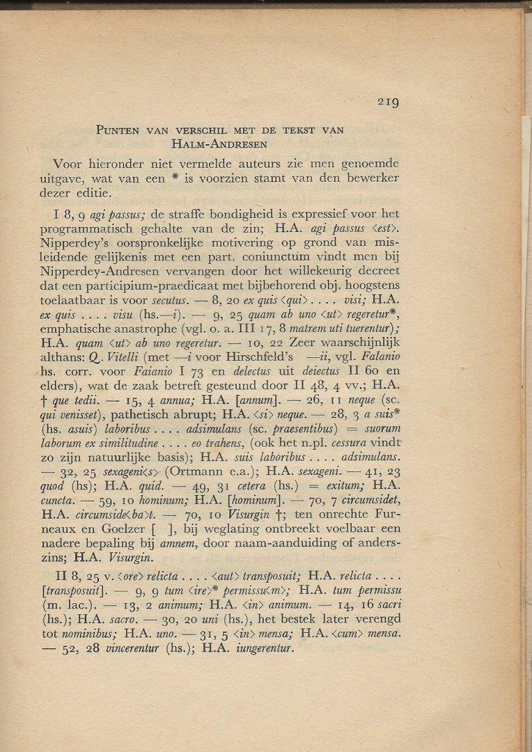 Meerwaldt, Dr.J.D. - CornelII Taciti ( Tacitus ) Annales ab excessu divi Augusti, deel 1 Boek I-VI