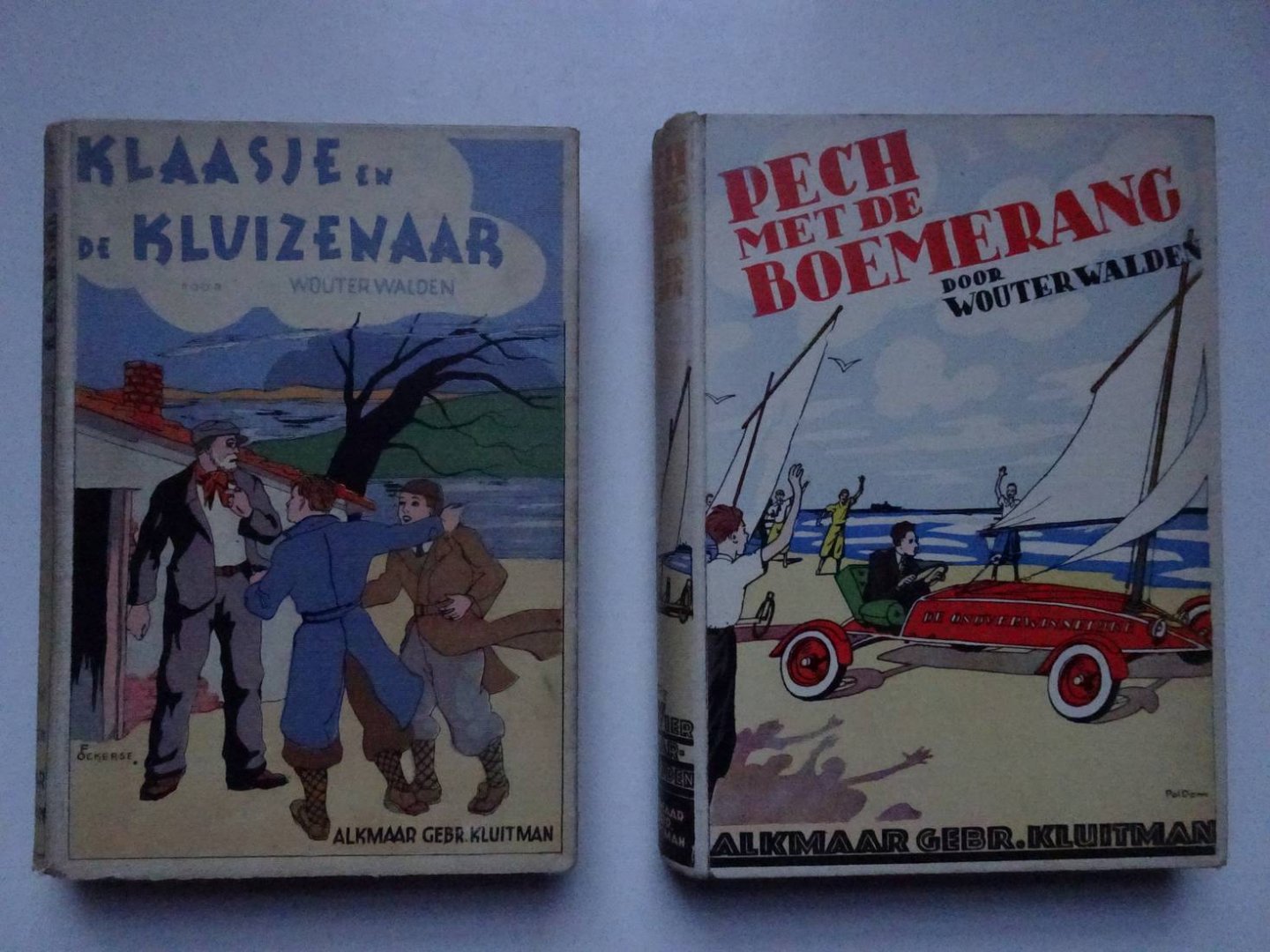 Walden, Wouter - Pech met de 'Boemerang'/ Klaasje en de kluizenaar. 2 delen.