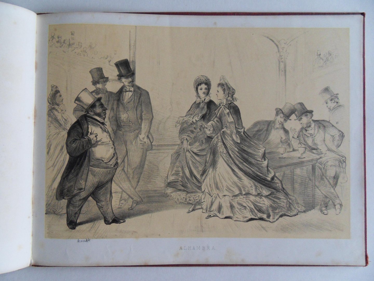 Ver Huell, Alexander Willem Maurits Carel [ 1822 - 1897 ]. - Naar `t Leven : Londen in 1862. [ Met 10 lithografische platen op steen gebracht door C.G.A. Last (1808 - 1876) ].