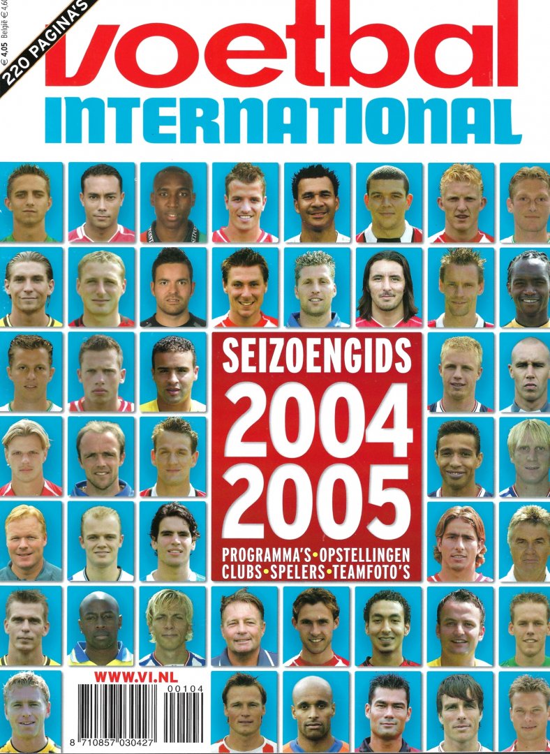Diverse - Voetbal International Seizoengids 2004 - 2005 -Programma's binnen- en buitenland