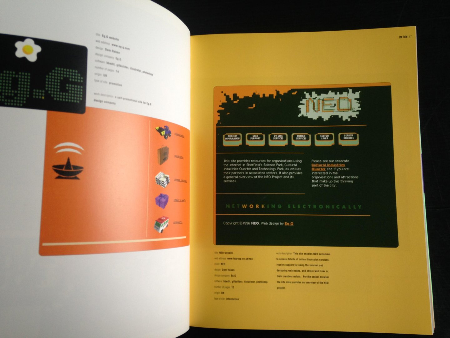 Walton, Roger, General ed. - Cool sites, Freeze-framed and down cold