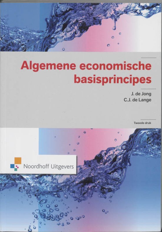 C.J. Lange - Algemene economische basisprincipes