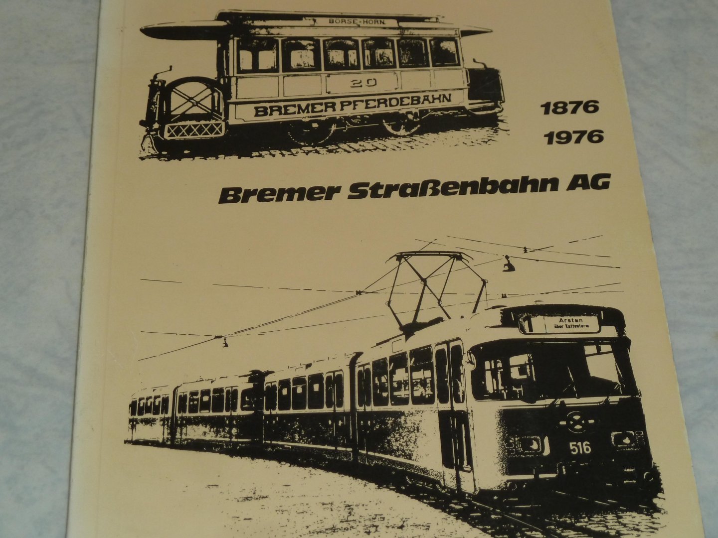 Seifriz, Senator Hans Stefan. (Grußwort des Aufsichtsratsvorsitzenden) - Bremer Strassenbahn AG 1876-1976 / Trein