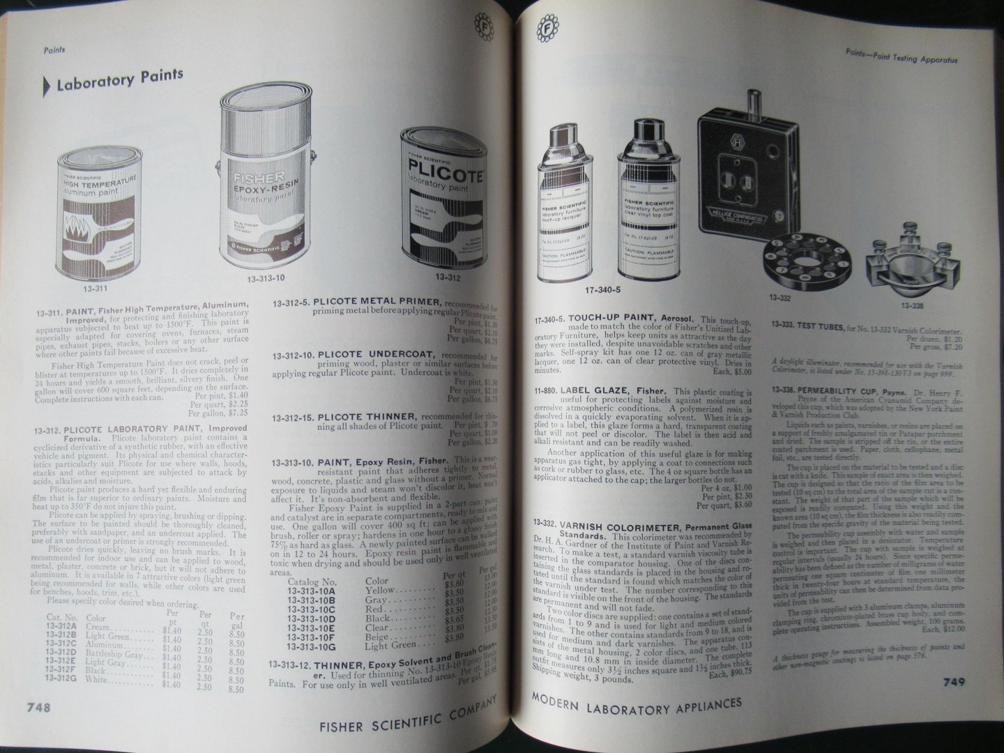 Fischer - Modern Laboratory Appliances