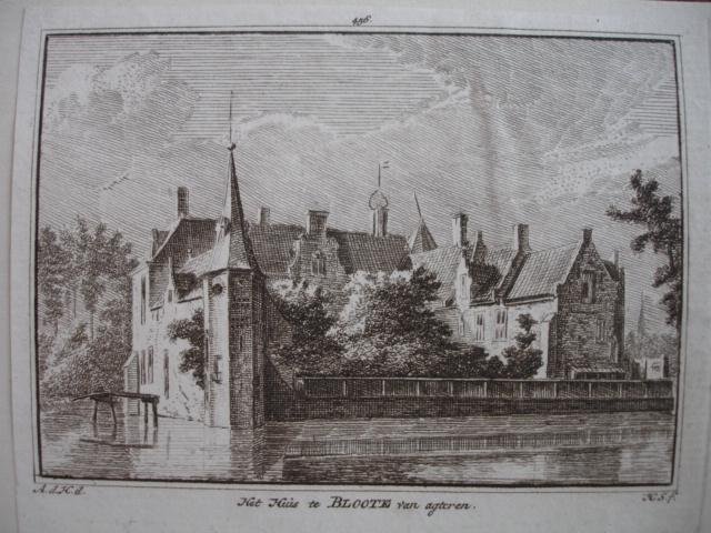 Rijswijk. - Het Huis te Bloote van agteren.