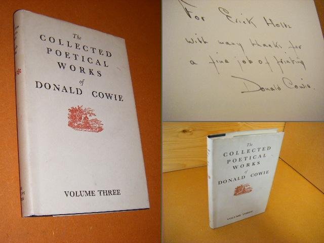 Cowie, Donald. - The Collected Poetical Works of Donald Cowie.