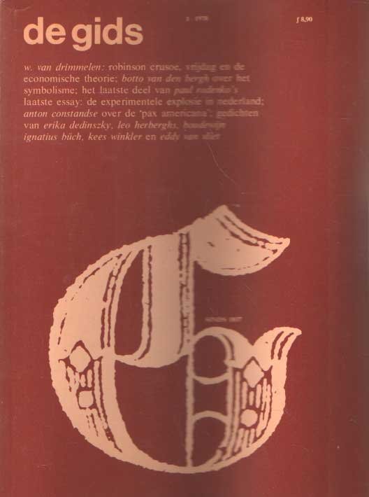 Constandse, H. Mulisch e.a. (redactie), A.L. - De Gids. Algemeen Cultureel Maandblad. Honderdeenenveertigste jaargang, 1978 no. 1