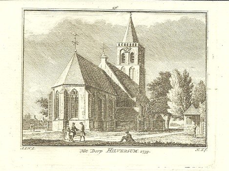 HAEN, Abr. de & Hendrik SPILMAN - [HILVERSUM]. - Het Dorp Hilversum. 1739.