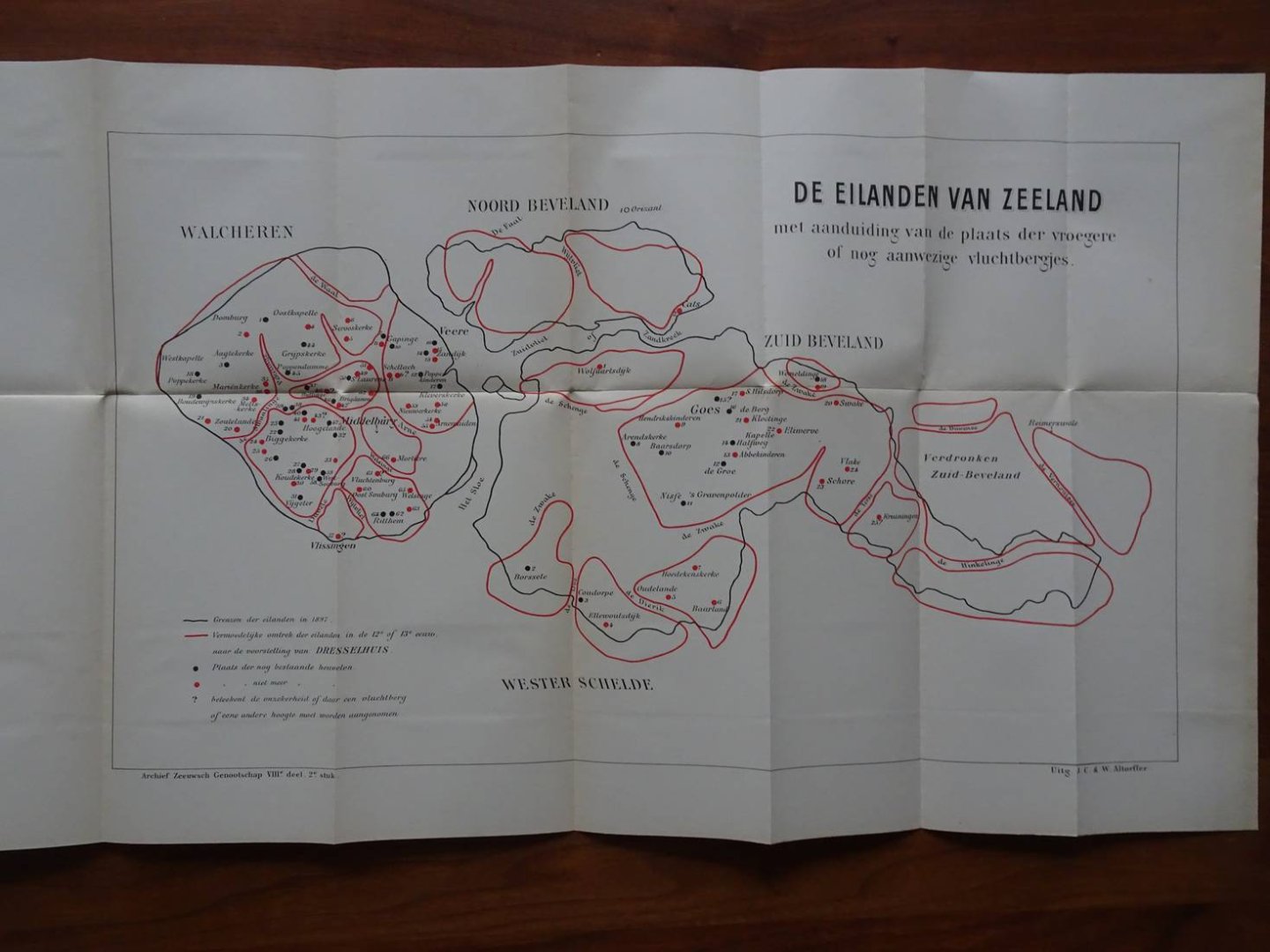 Man, J.C. de. - De vluchtbergen in Schouwen, De Bevelanden en Tholen.