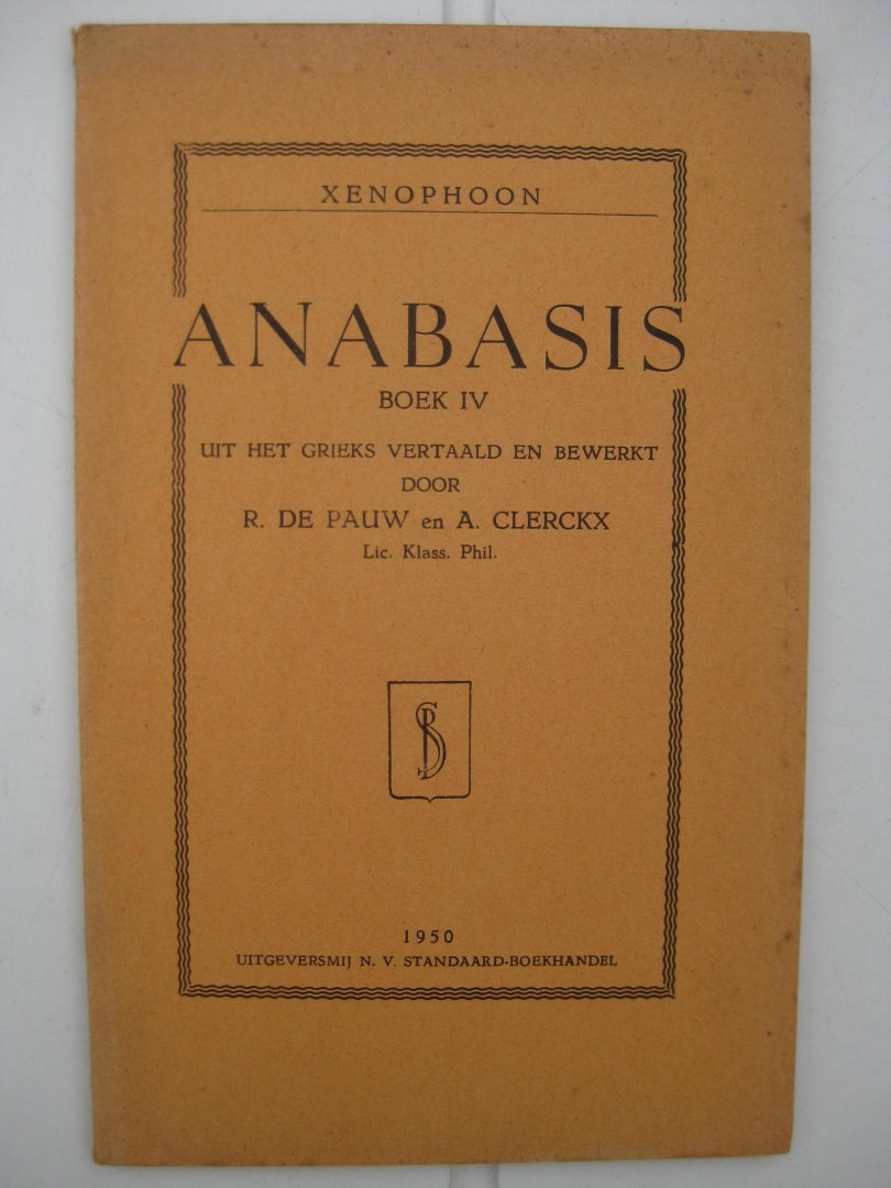 Xenophoon - Anabasis boek IV