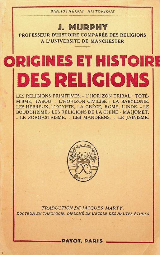 Murphy, J. - Origines et Histoire des Religions