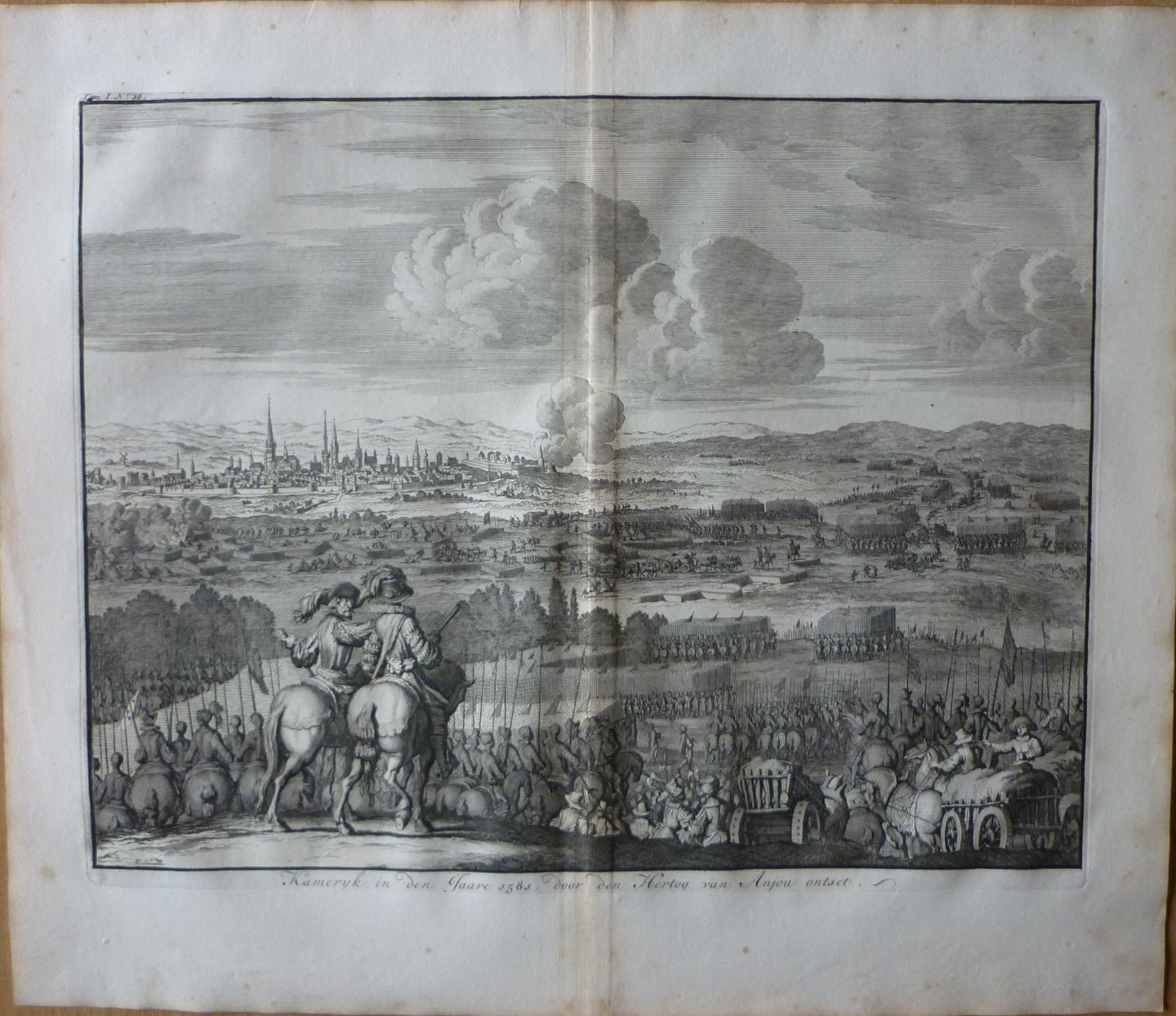 Luyken, Jan - Kameryk in den Jaare 1581. door den Hertog van Anjou ontset
