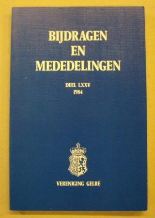 VERENIGING GELRE. - Bijdragen en mededelingen Deel LXXV, 1984. Vereniging Gelre.
