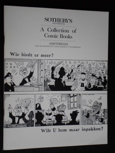 Veilingcatalogus Sotheby's - A Collection of Comic Books