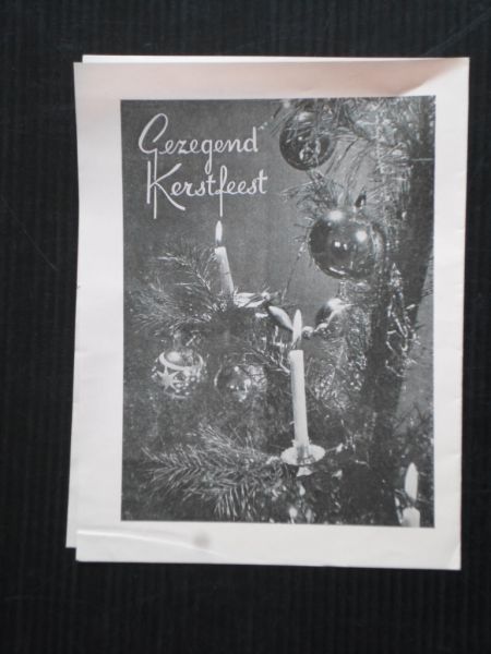Folder Leger des Heils - Kerstfeest 1952
