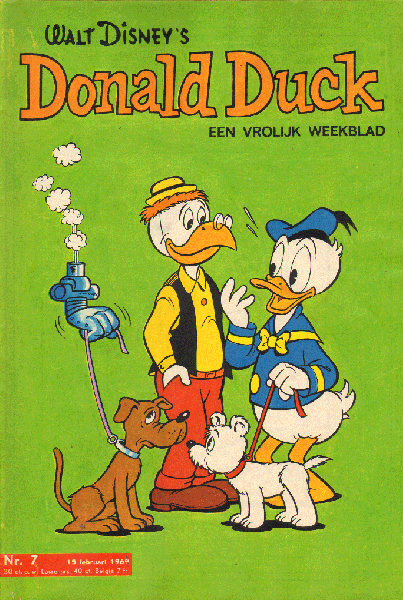 Disney, Walt - Donald Duck 1969 nr. 07 , 15 februari , Een Vrolijk Weekblad, goede staat