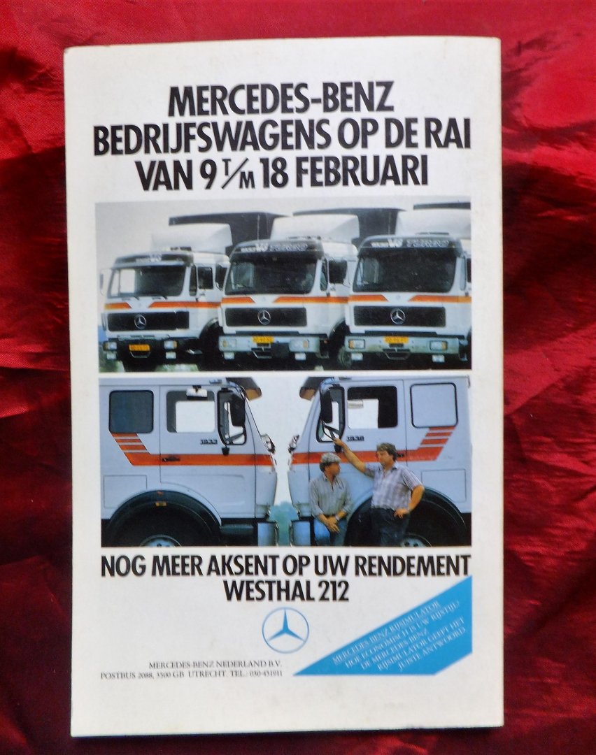 auto rai - catalogus bedrijfsauto Rai 1980-1982-1984.
