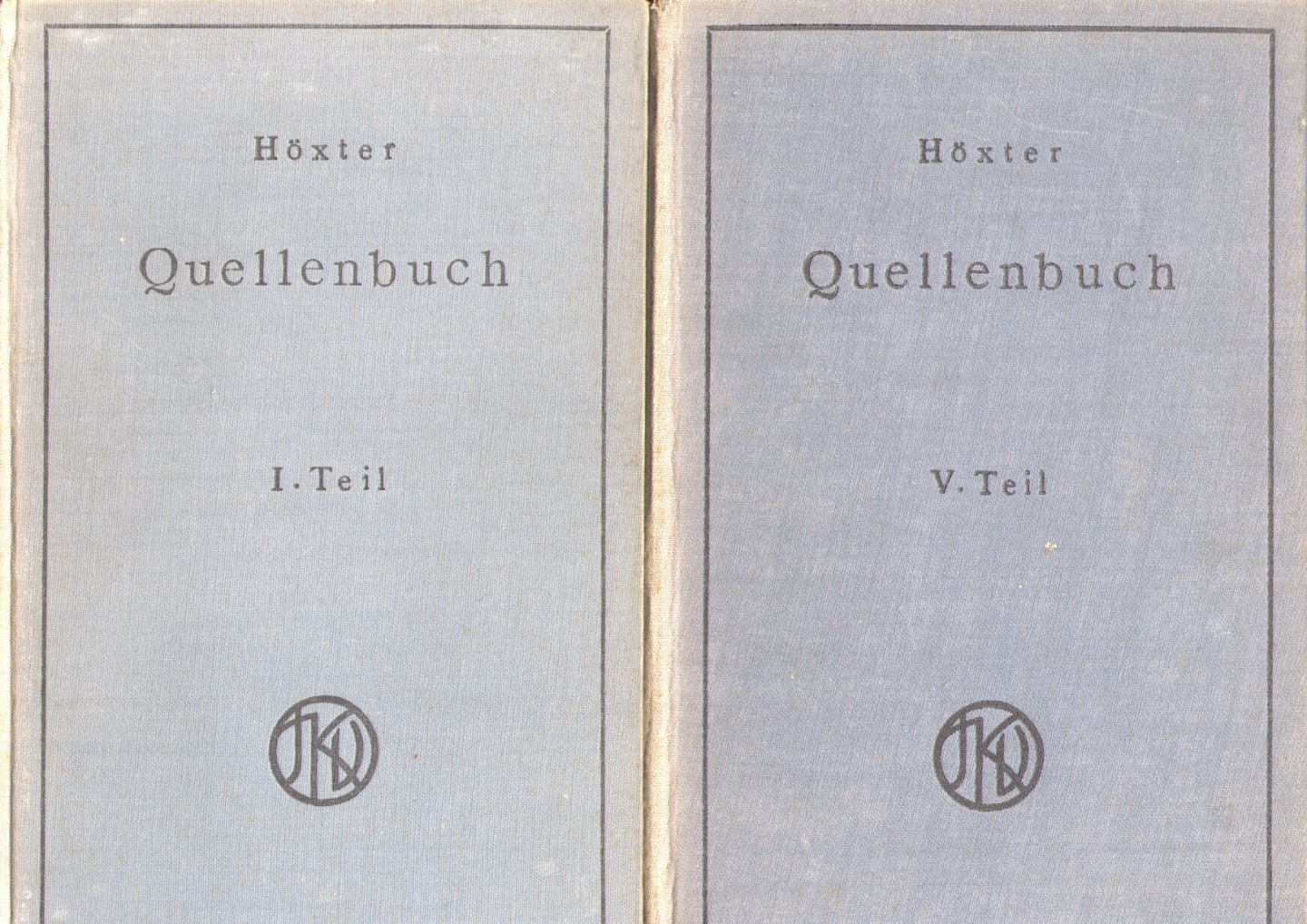 Höxter, Dr. Julius - Quellenbuch (Teil I t/m V)