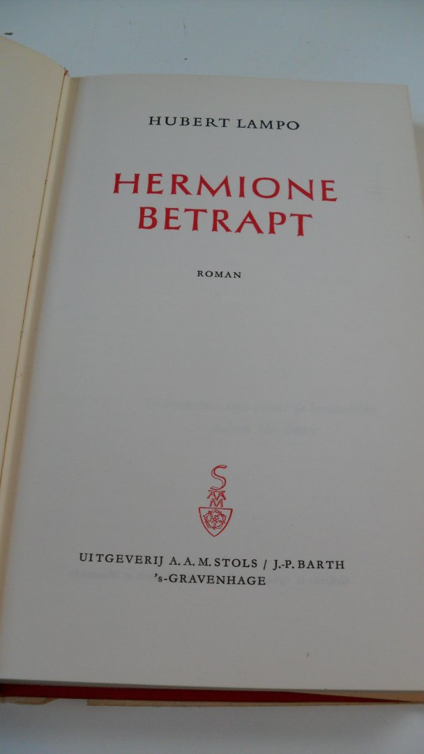 Lampo Hubert - Hermione betrapt