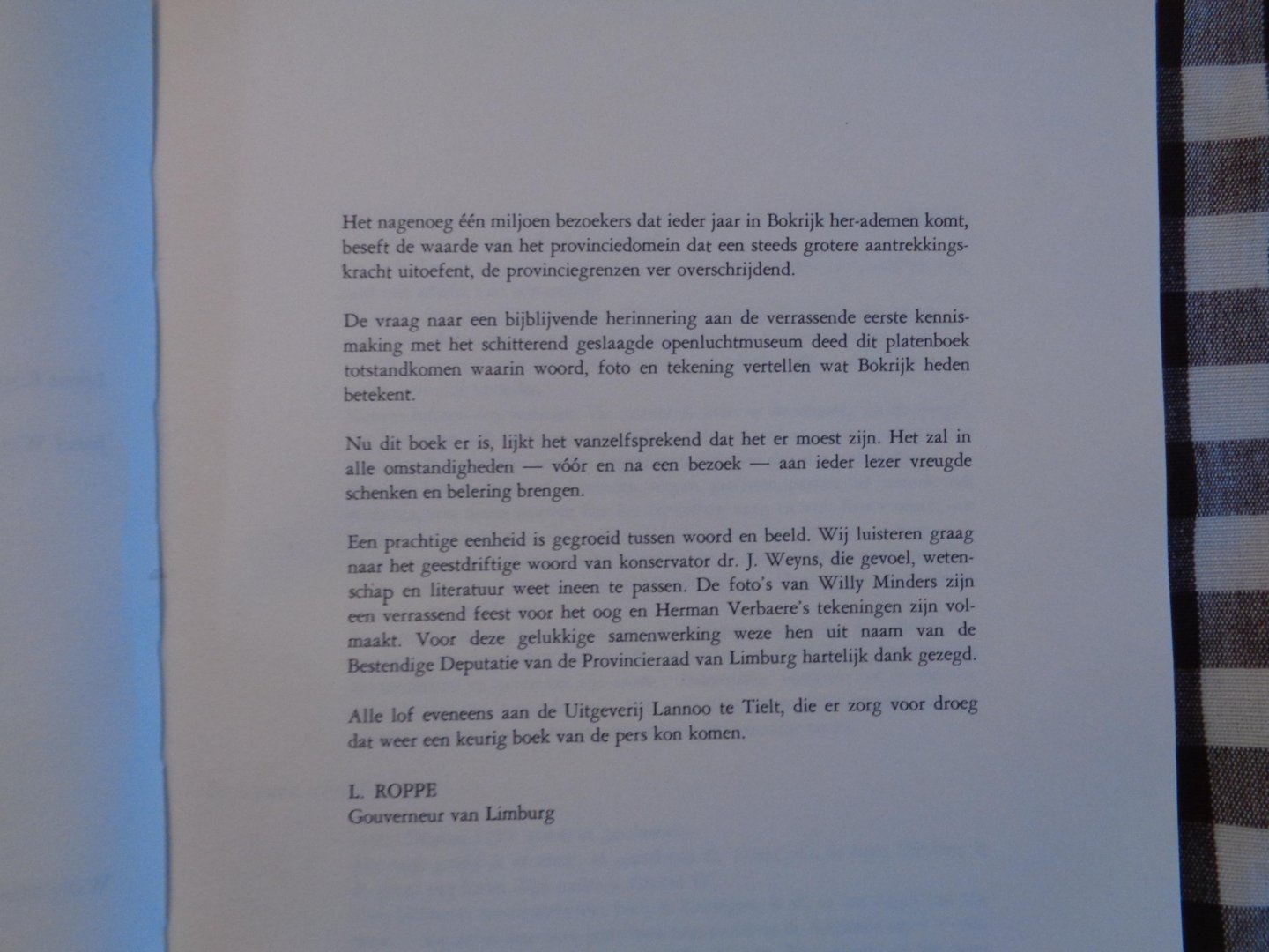 jozef  Weyns - Bokrijk zin en zijn