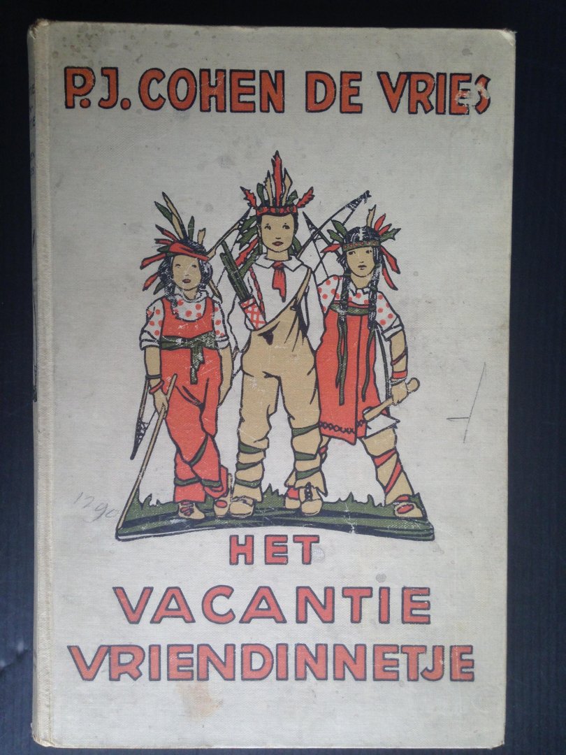 Cohen de Vries, P.J., 4 platen van Rie Cramer - Het Vacantie Vriendinnetje