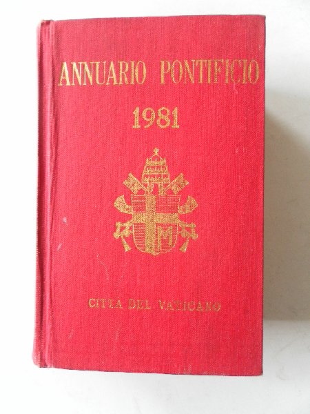  - Annuario Pontifico 1981 Serie dei sommi pontefici romani