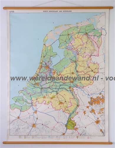 Gelovige levering onderhoud Boekwinkeltjes.nl - - Eerste wandkaart van Nederland