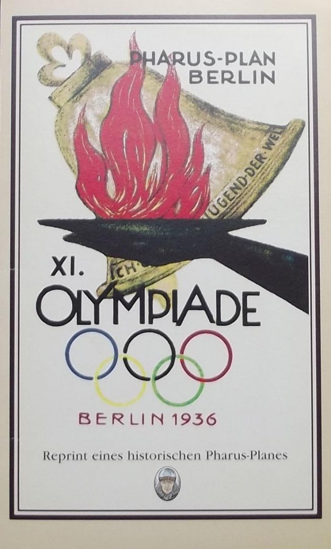 Pharus - XI. Olympiade. Berlin 1936. Reprint eines Historischen Pharus-Planes