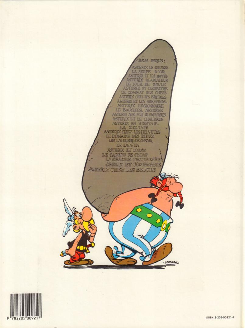 Goscinny / Uderzo - Asterix, Obelix et Compagnie, hardcover, gave staat (Obelix & Co in het Frans)