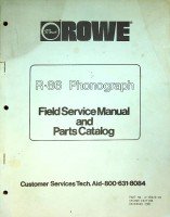 Rowe - Rowe R.86 Phonograph (Original Manual)