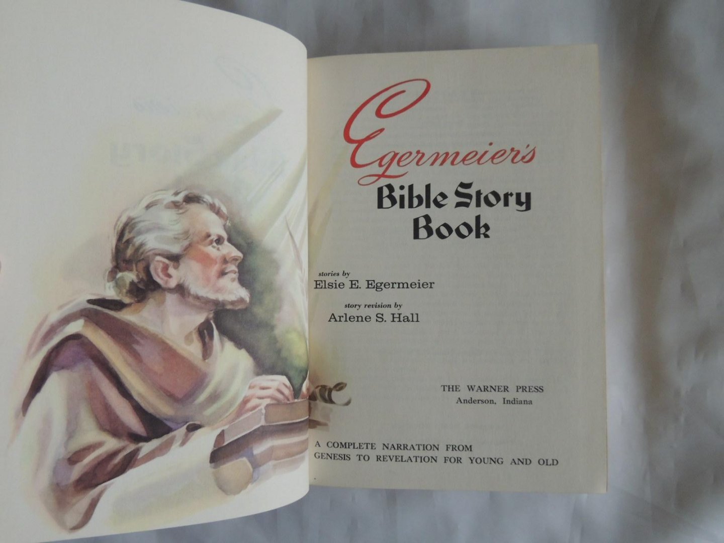 Elsie E Egermeier; Arlene S Hall - Egermeier's Bible story book - A complete narration from Genesis to Revelation for young and old.