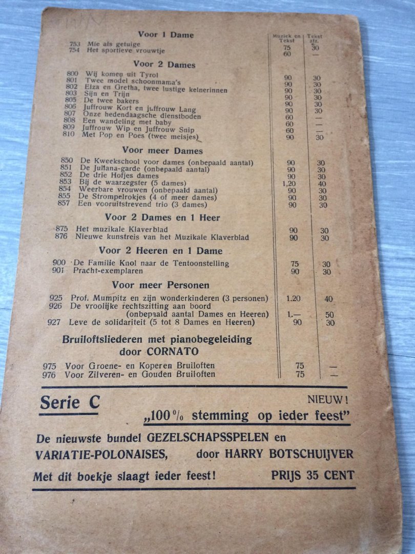 Smits - Feestklanken,verjaardagen