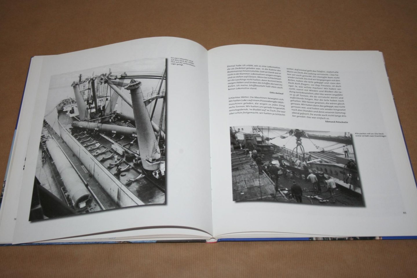 F. Wilhelm & H. Emig - Mit der Hansa in die Welt -- Erinnerungen an eine Bremer Reederei