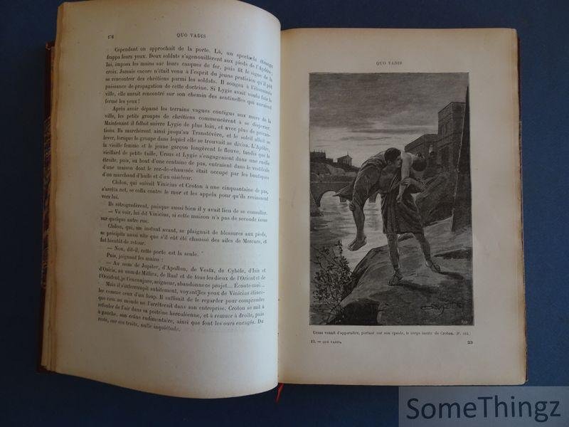 Henryk Sienkiewicz, traduct.: Bronis?aw Kozakiewicz & J.-L. de Janasz. - Quo vadis : roman des temps Néroniens. Édition illustrée.