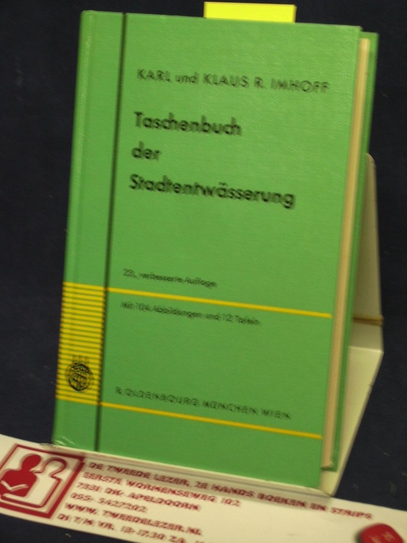 Imhoff, Karl, Imhoff, Klaus - Taschenbuch der Stadtentwässerung