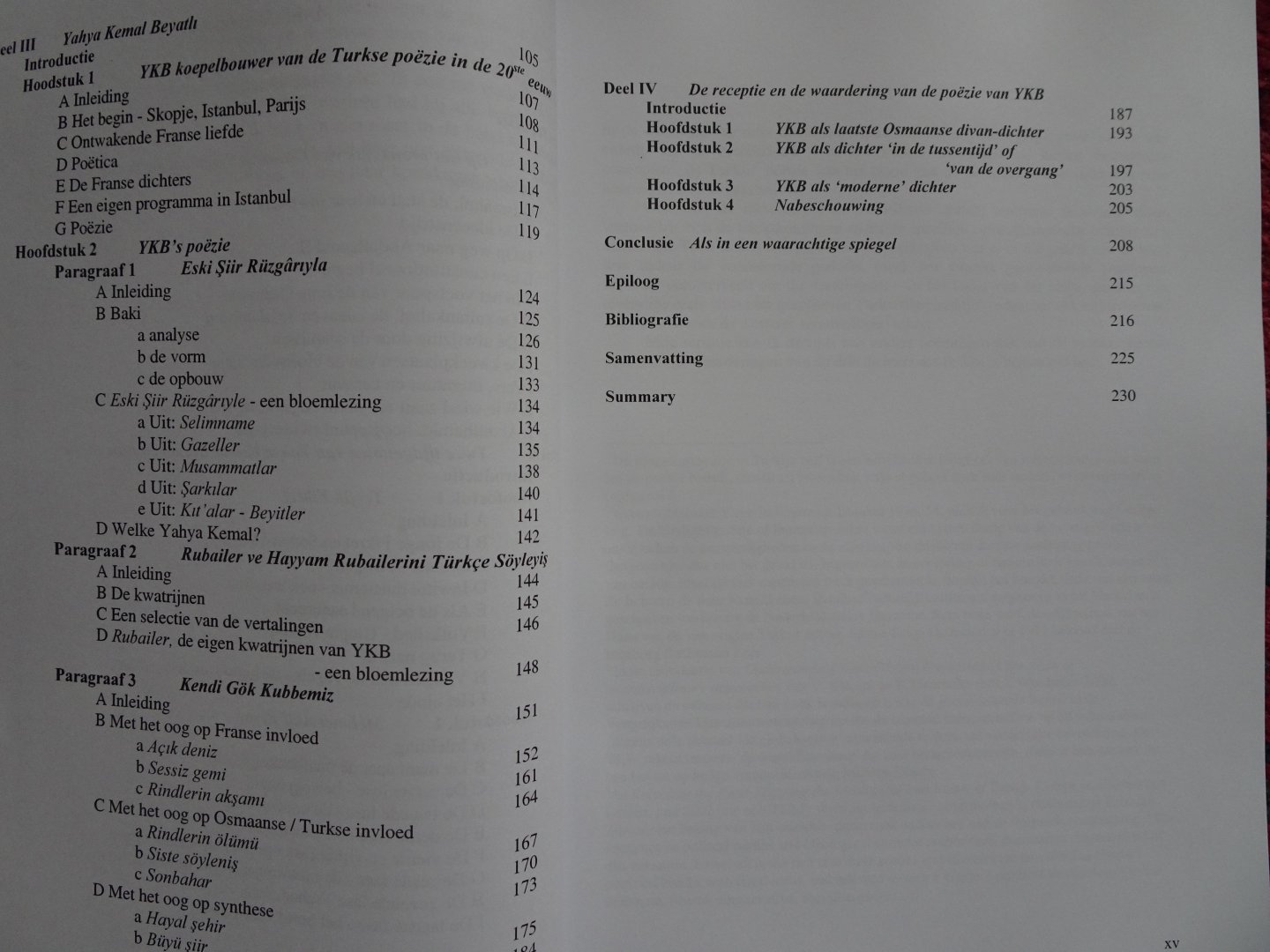 Sötemann, Sytske - YAHYA KEMAL BEYATLI Turkse poëzie in de vroege twintigste eeuw. Een analyse.