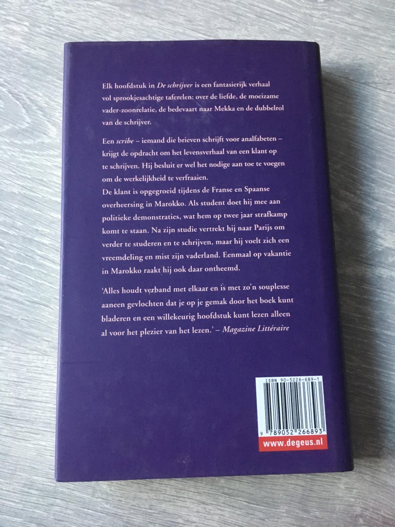 Ben Jelloun, T. - De schrijver