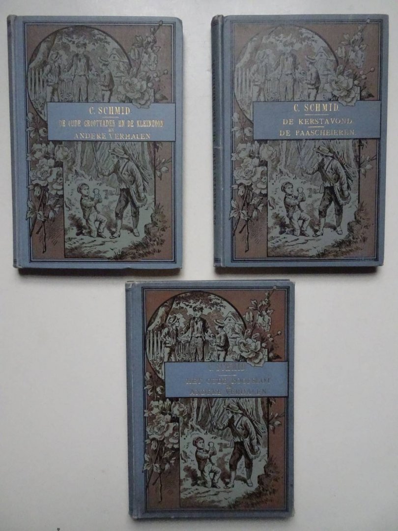 Schmid, C. - Het oude roofslot en andere verhalen/ De Kerstavond en de Paascheieren/ De oude grootvader en de kleinzoon en andere verhalen. 3 delen.