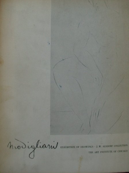 Schniewind, Carl O. - Amedeo Modigliani.     -  1884-1920 -drawings coll.J.W.Alsdorf