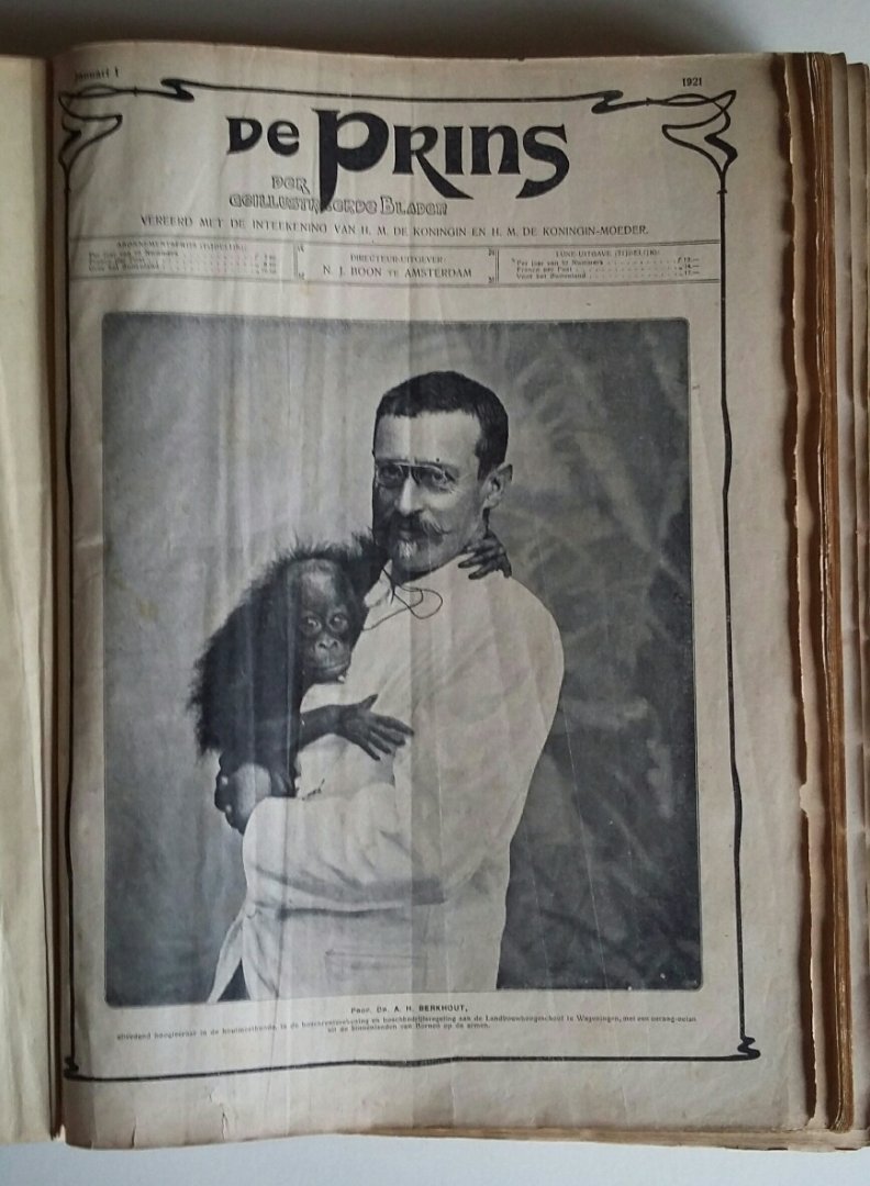 Redactie - De Prins der geïllustreerde bladen (jaargang 1921: januari t/m december)
