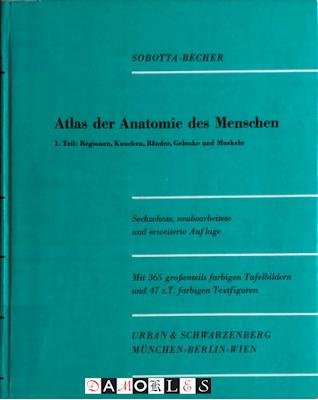 J. Sobotta, H. Becher - Atlas der Anatomie des Menschen. 1. Teil: Regionen, Knochen, Bänder, Gelenke und Muskeln