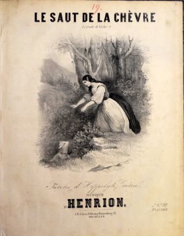 Henrion, Paul: - Le Saut de la chèvre. Légende de Vichy, paroles d` Hippolyte Guérin,