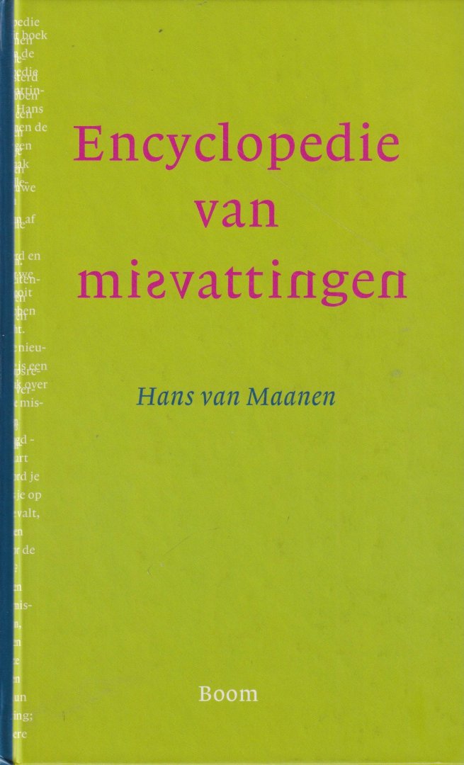 Maanen, Hans van - Encyclopedie van misvattingen